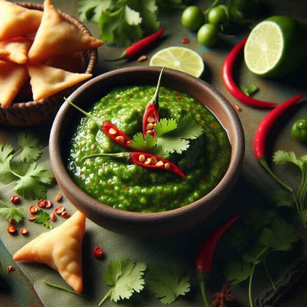 Coriander and Chili Chutney