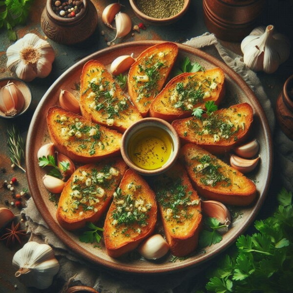 herb garlic toast