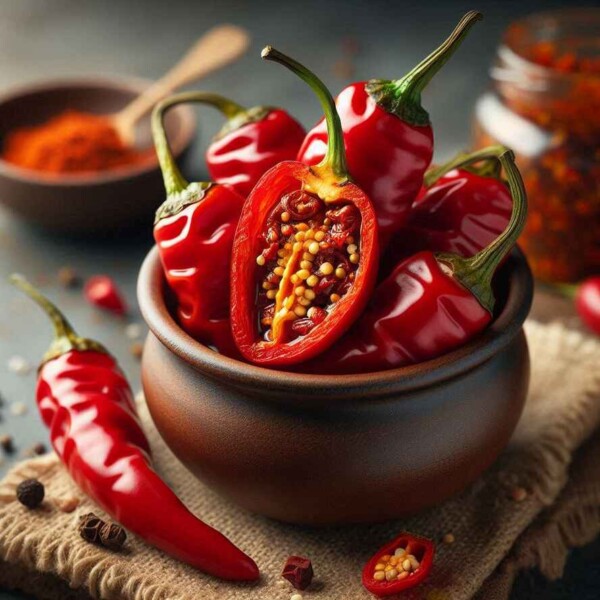 Stuffed Red Chili Pickle