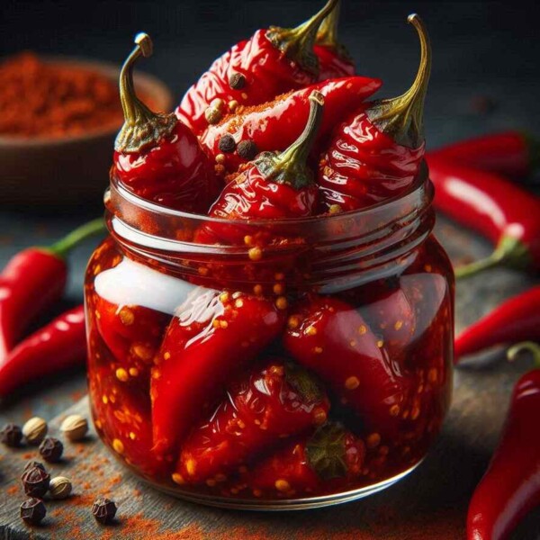 Stuffed Red Chili Pickle