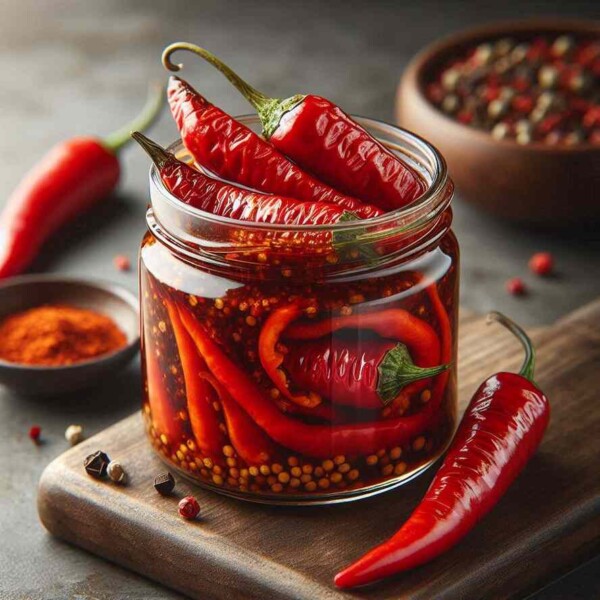 Stuffed Red Chili Pickle